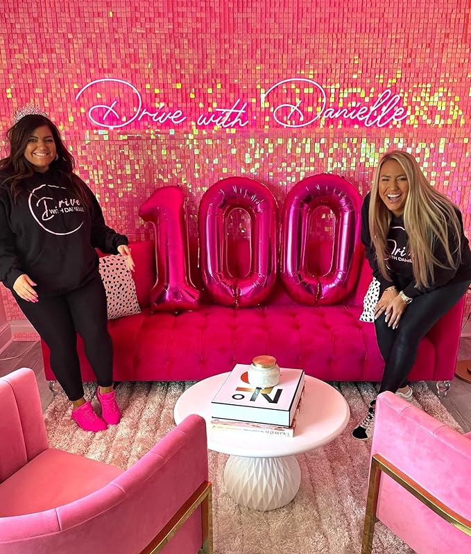 10 Balloon Number, Hot Pink Number 10th Birthday Balloons 40 Inch, 10 Years Old Hot Pink Birthday Decorations for Boys Girls, 10th Anniversary Decorations