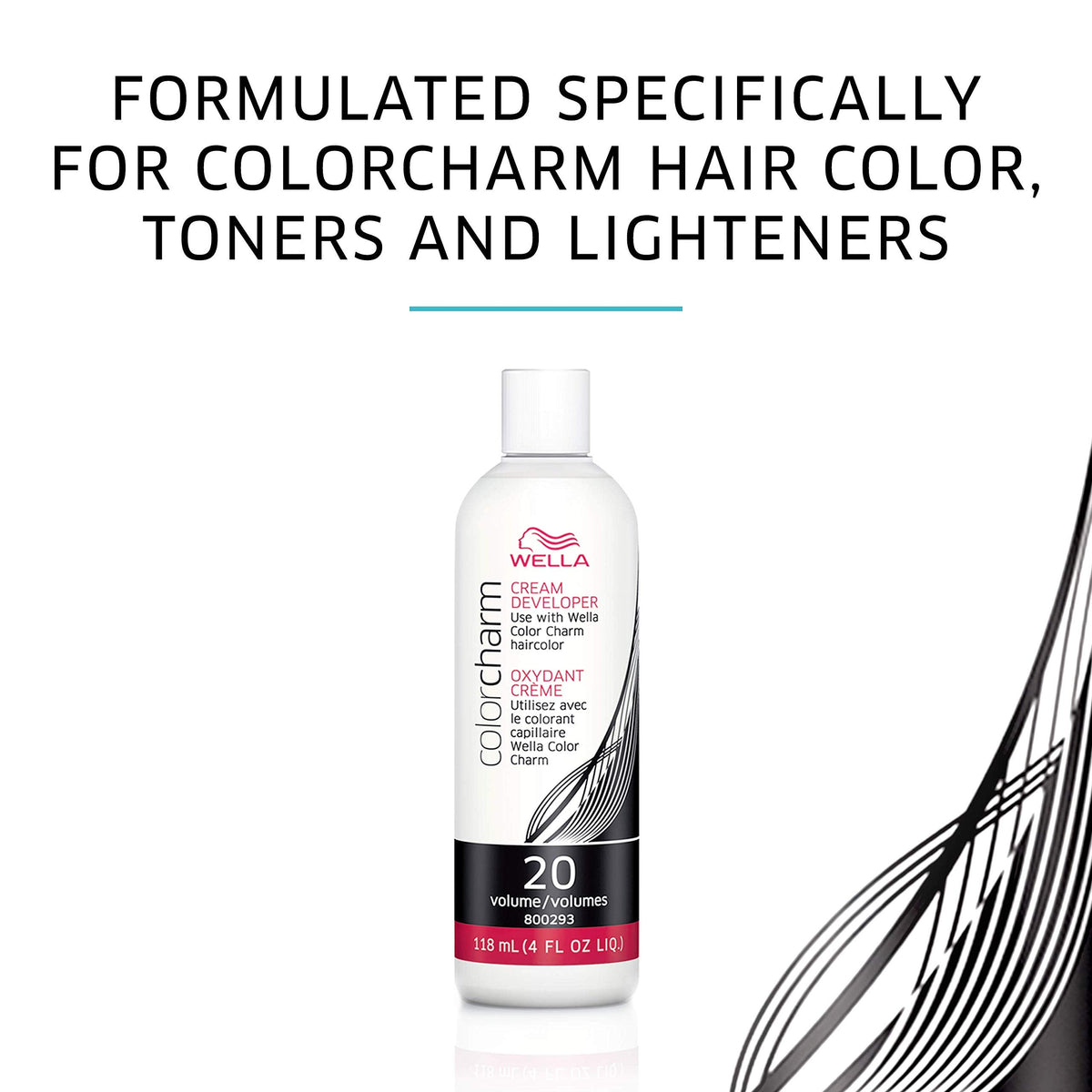 COLORCHARM Cream Hair Color Developer | 20 Volume | For Optimal Gray Blending and Rich| Multi-Dimensional End Results|32 Fl Oz
