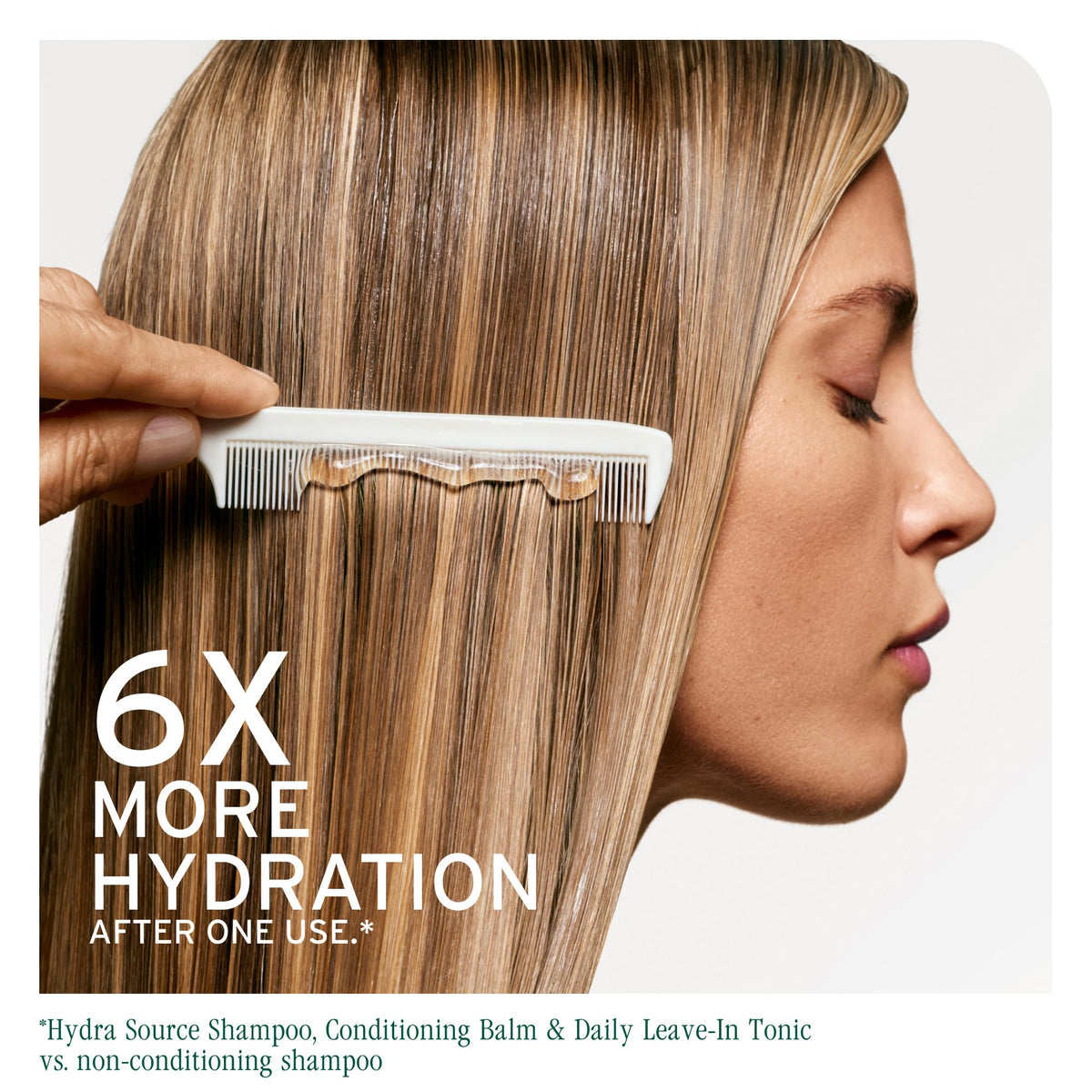 Biolage Hydra Source Detangling Solution - Conditions, Instantly Detangles & Controls Static, For Dry Hair, With Micro-Filtered Aloe Vera & Fermented Hyaluronic Acid, 13.5 Fl Oz, Packaging may vary