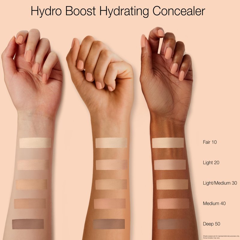 Neutrogena Hydro Boost Hydrating Concealer Stick for Dry Skin, Oil-Free, Lightweight, Non-Greasy and Non-Comedogenic Cover-Up Makeup with Hyaluronic Acid, 20 Light, 0.12 Oz