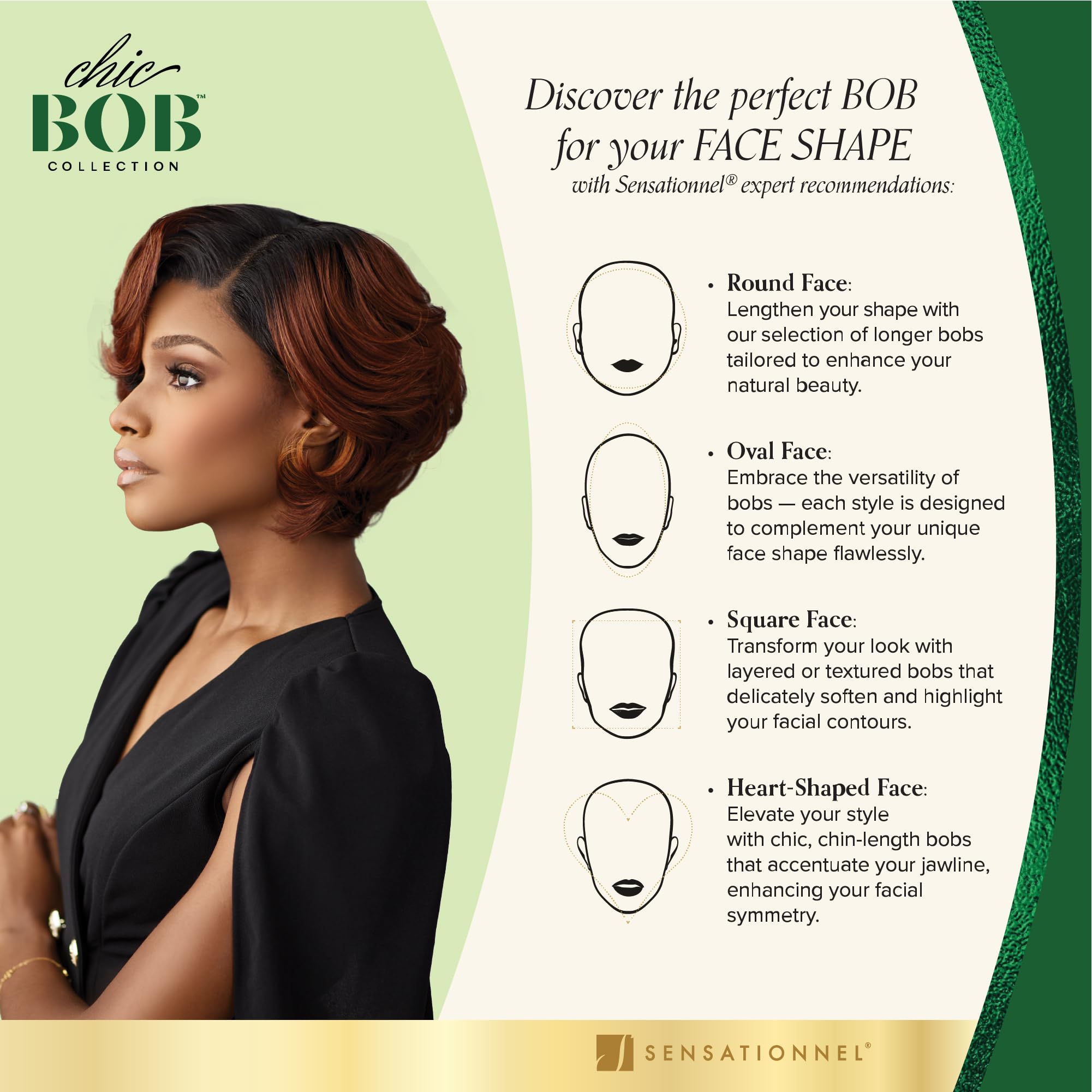 Sensationnel Chicbob Lace Frontwig - Bob Unit 1