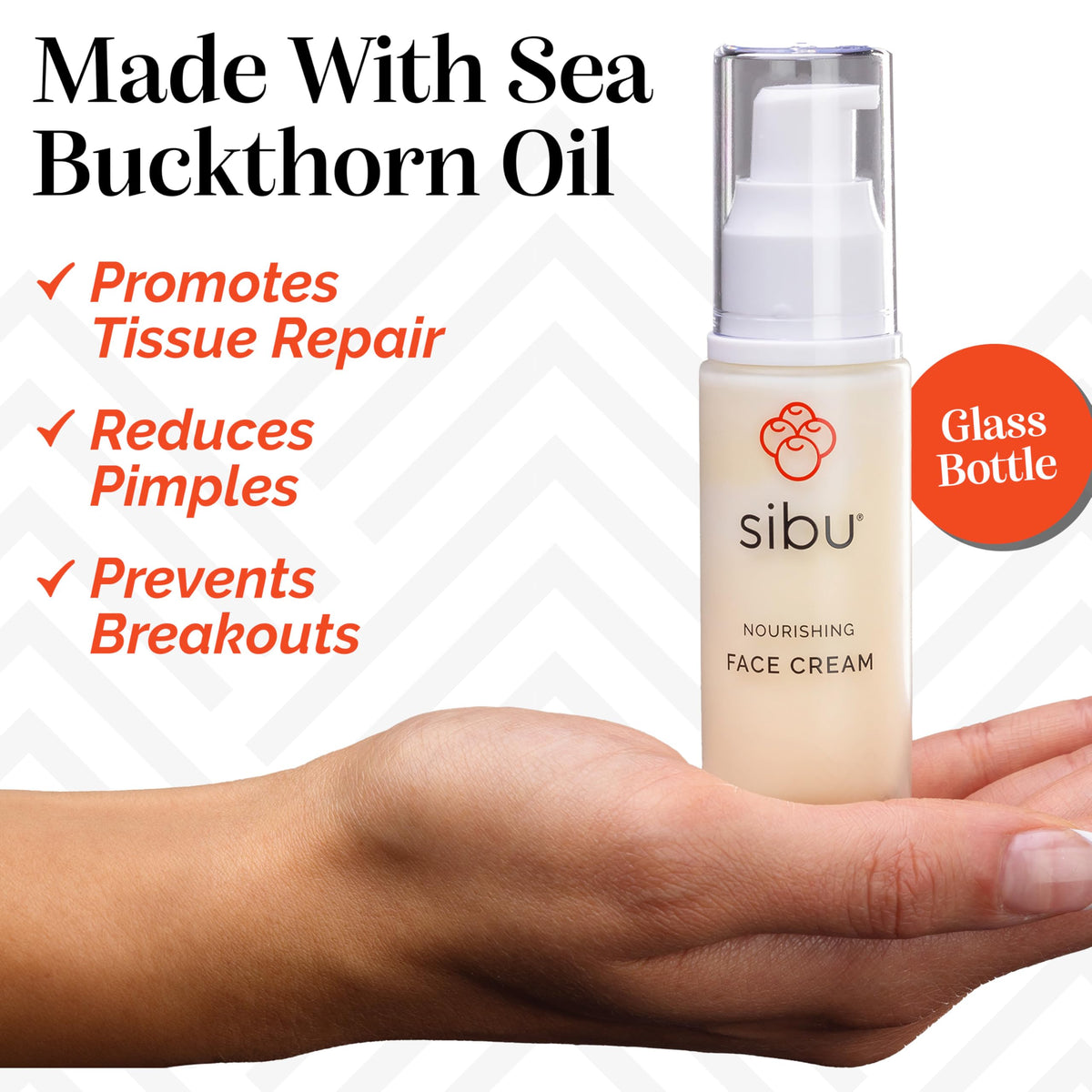 sibu Sea Buckthorn Nourishing Face Cream (1oz)