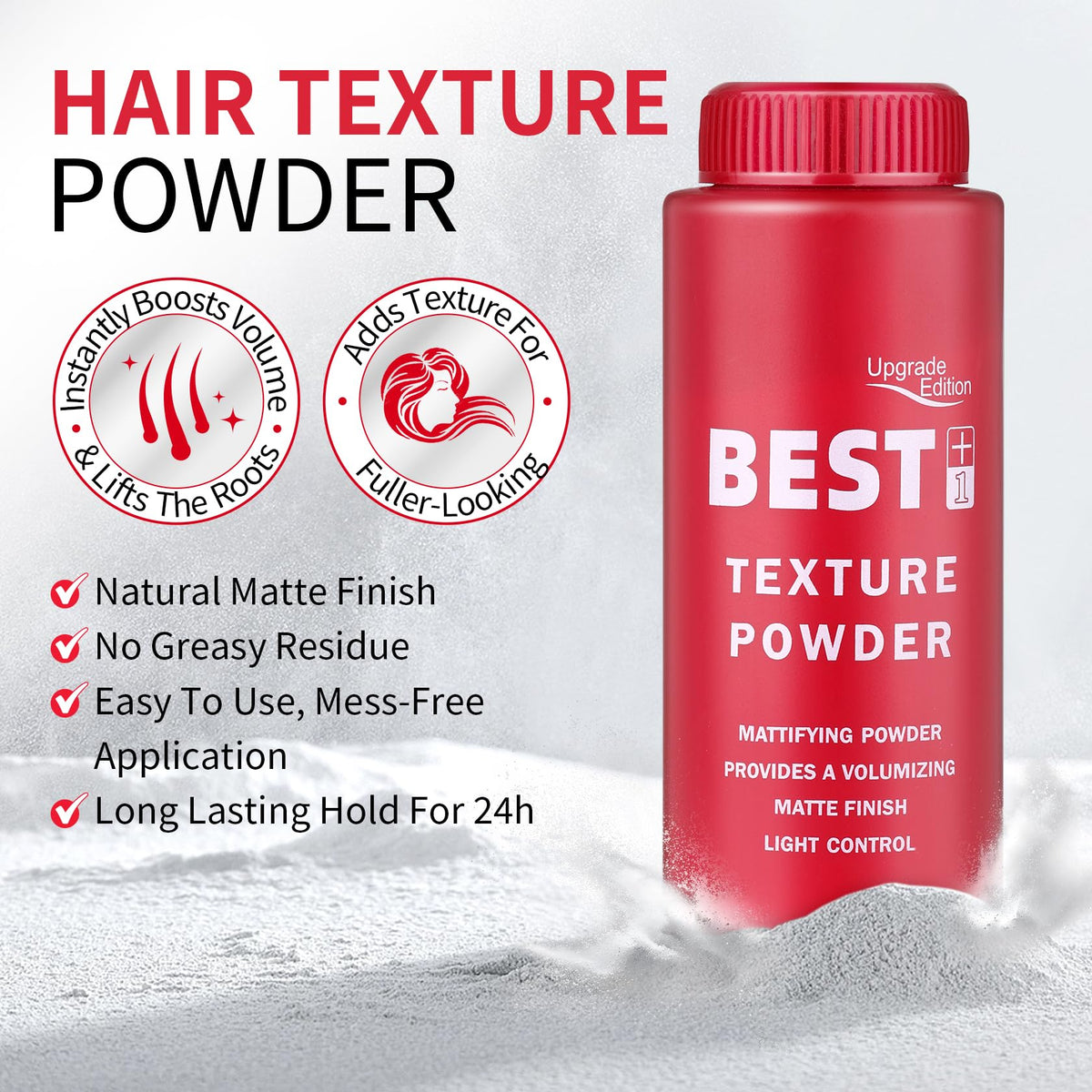ZHISHUDL Hair Texture Powder for Men & Women, Pack of 3