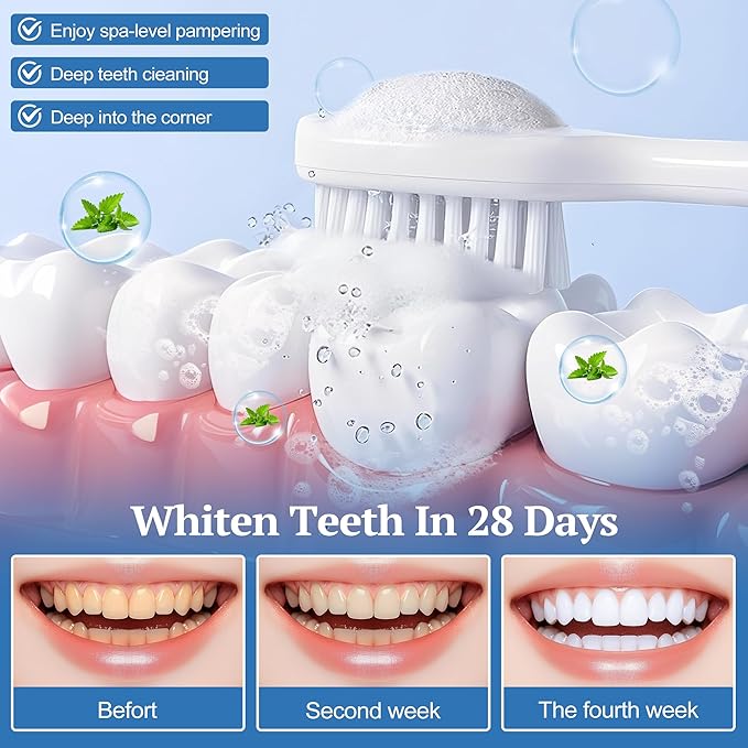 Hydroxyapatite Toothpaste, Nano Hydroxyapatite Toothpaste for Enamel Protection and Tooth Strengthening, Fresh Mint Flavor, Promotes Fresh Breath, Daily Use for Oral Health 1 Pack