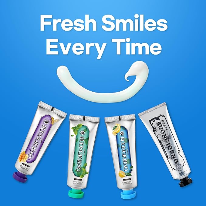 Plaque Care Toothpaste (3 Pack, Lemon Mint) – Deep Clean for Tartar Control & Heavy Plaque, Natural Whitening(Baking Soda), Cavity Protection, Paraben & SLS Free (3.52fl oz / 100g)
