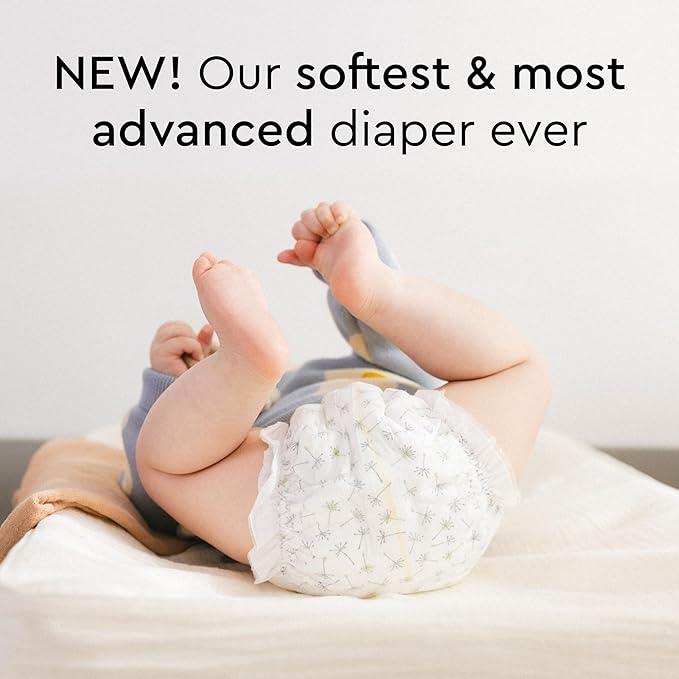 LILLYDOO Baby Diapers - Size 5 (24-35 lbs), Half-Monthly Supply (66 Count), Leak Protection, Skin-Friendly, Ultrasoft, Perfume- & Chlorine-Free, Hypoallergenic, dermatologically Tested, Oeko-TEX®