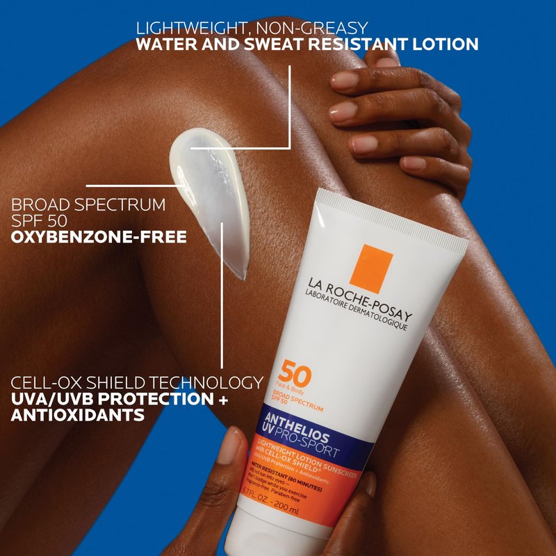 Bundle of La Roche-Posay Anthelios Tinted Sunscreen SPF 40+, Broad Spectrum SPF Zinc Oxide + La Roche Posay Anthelios UV Pro-Sport Sunscreen SPF 50, Daily use for Body & Face