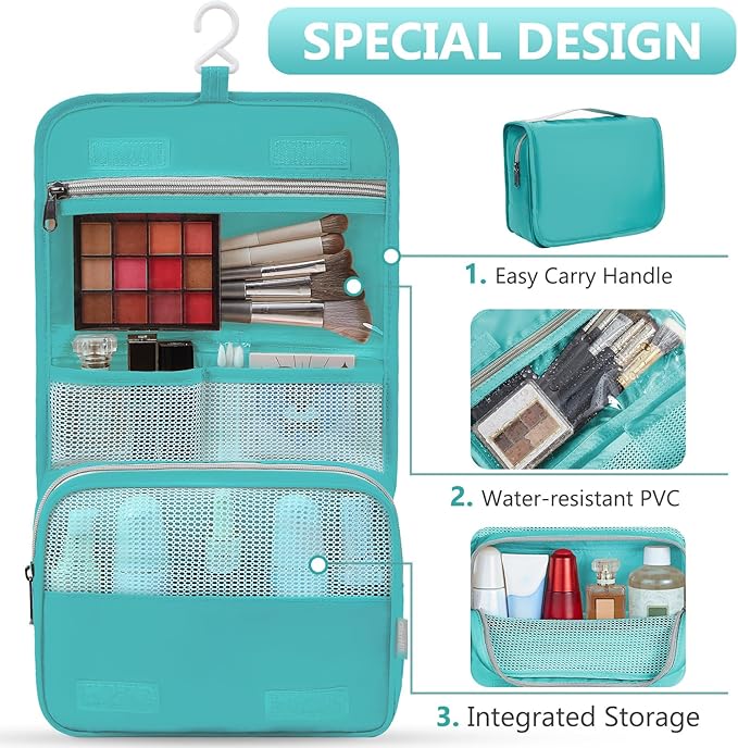 8 Set Packing Cubes for Travel, Gifts for Women Mom,Anti-Tearing Suitcase Organizer for Luggage with Shoe & Hanging Toiletry Bag,OlarHike Vacation Essentials & Accessories for Cruise Ship
