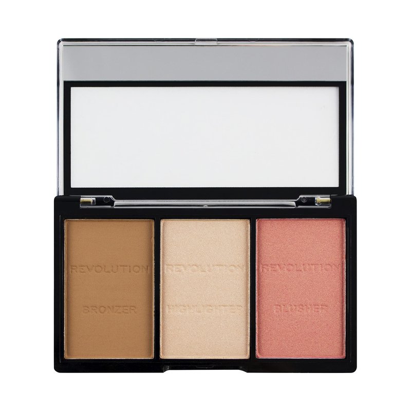 Makeup Revolution Ultra Sculpt & Contour Kit, Contour Palette, Define Your Features, Vegan & Cruelty Free, Ultra Fair C01, 3.6g