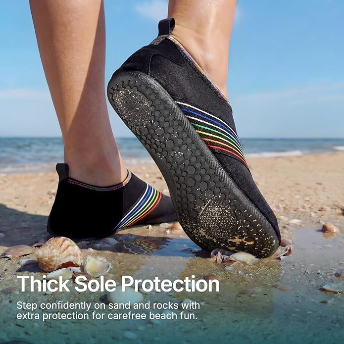 Water Shoes for Women Men Quick-Dry Aqua Socks Swim Beach Barefoot Yoga Exercise Wear Sport Accessories Pool Camping Must Haves Adult Youth Size