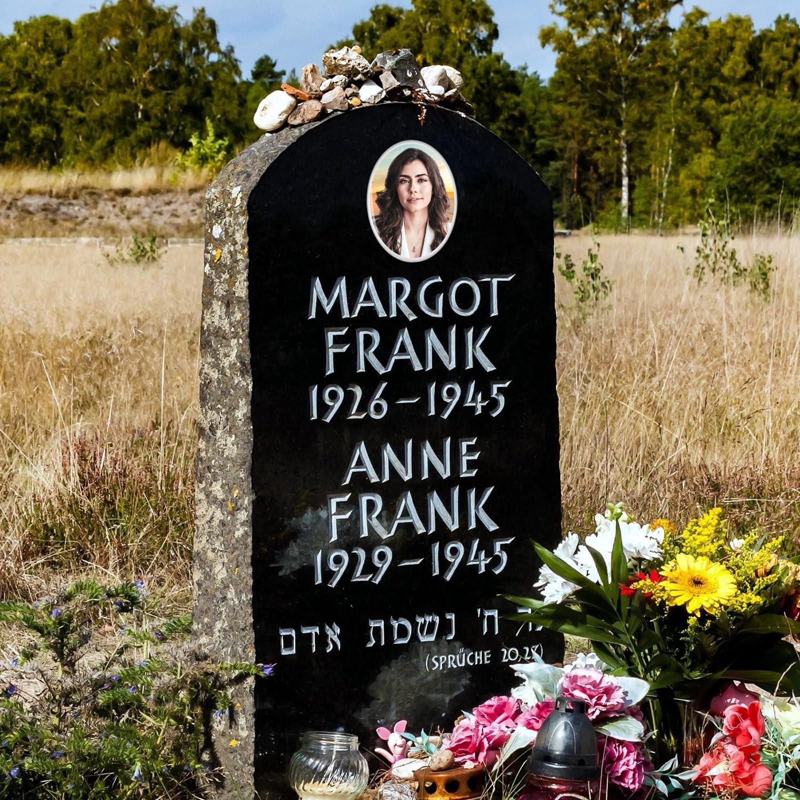 Personalized Porcelain Photo Memorial Garden Stones, Headstones for Graves, Waterproof Outdoor Picture, Photo Plaques for Cemetery, Custom Cameo Insert, Ceramic Picture for Gravestones Grave Markers