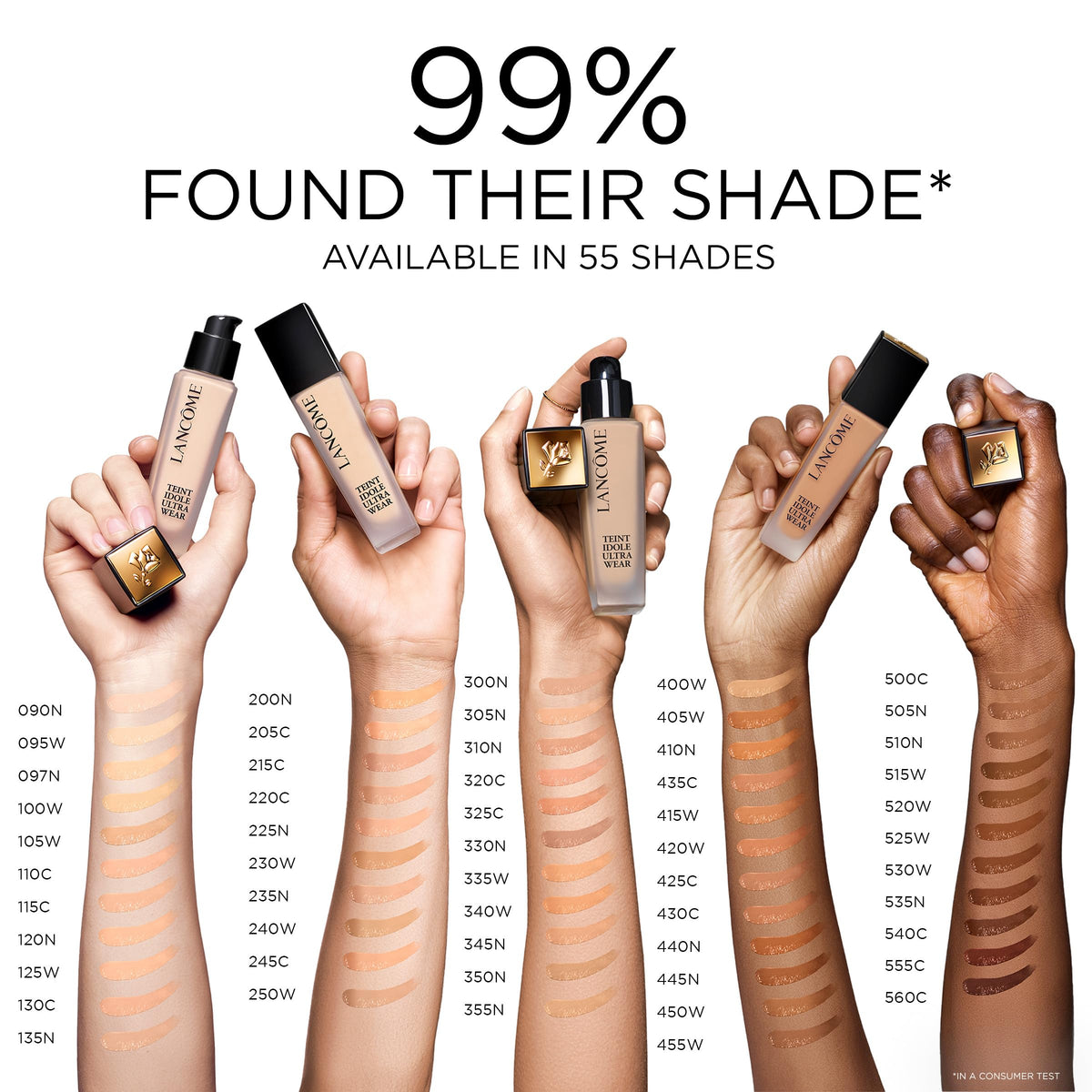 Lancôme Teint Idole Ultra Wear Natural Matte Foundation- Longwear, Medium-Full Coverage, Natural Finish, Waterproof & Hydrating - 120N (Fair Skin with Neutral/Peachy Undertones), 1 Fl Oz