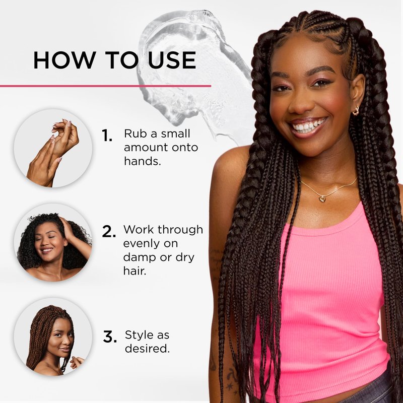 Style Factor Lock BOOSTER Twist & Grip Braid Gel (5 Oz.) with Rosemary Oil— Strong Hold, Flake-Free, Frizz-Free Hair Braiding Gel for Defined & Long-Lasting Twists, Locs & Braids