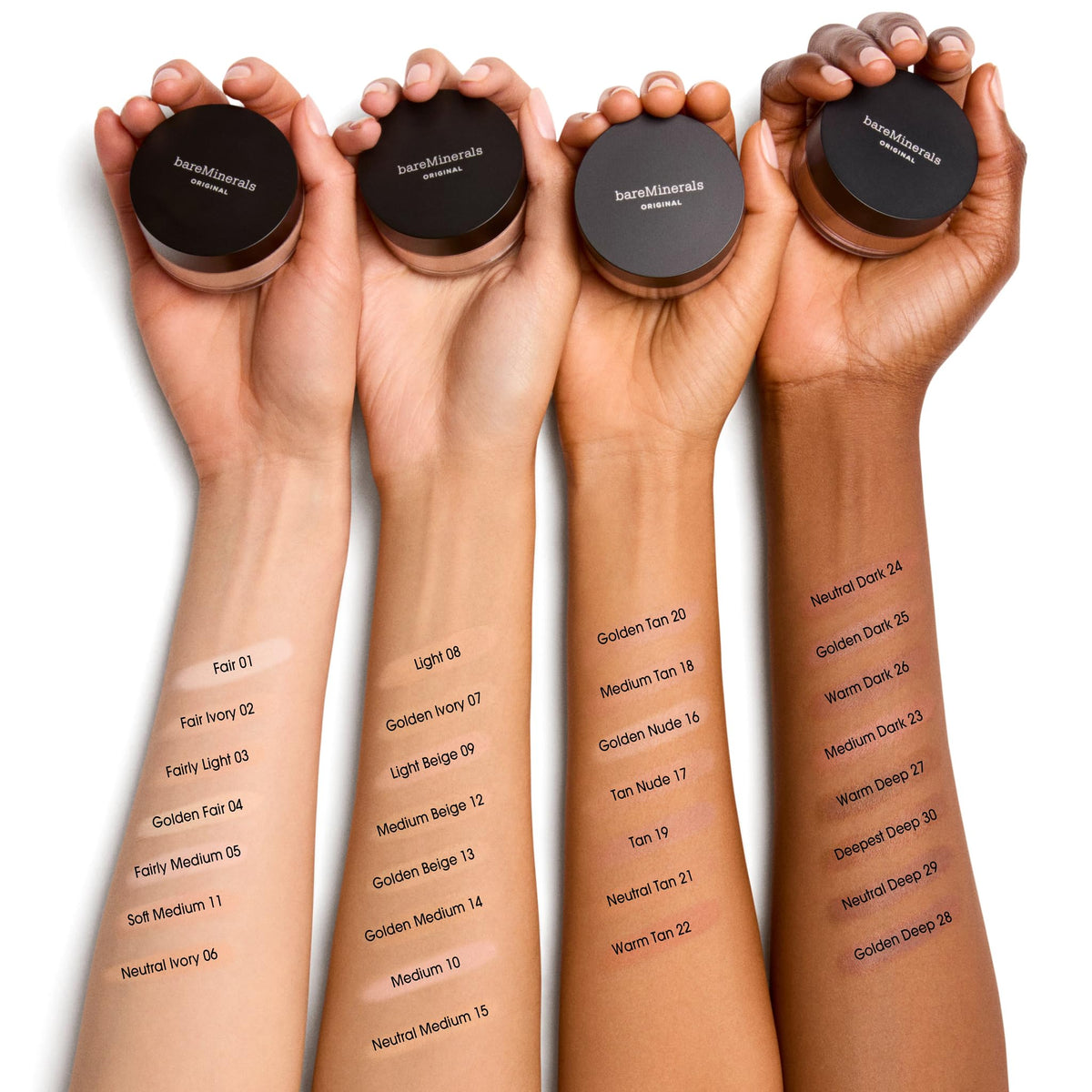 Original Loose Powder Foundation SPF 15, Fairly Medium 05, Vegan, Cruelty-Free & Dermatologist-Tested
