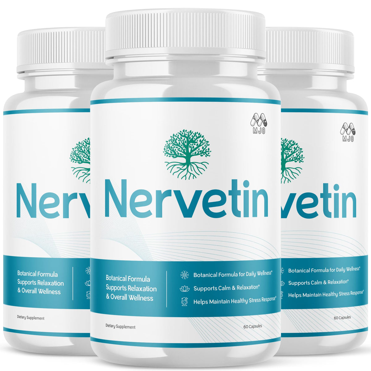 (3 Pack) Nervetin Capsules, Official Nervetin Pills with All Natural Ingredients , Advanced Vitamin Supplement Pills Supporting Health and Wellness, Maximum Strength Crafted in the USA (180 Capsules)