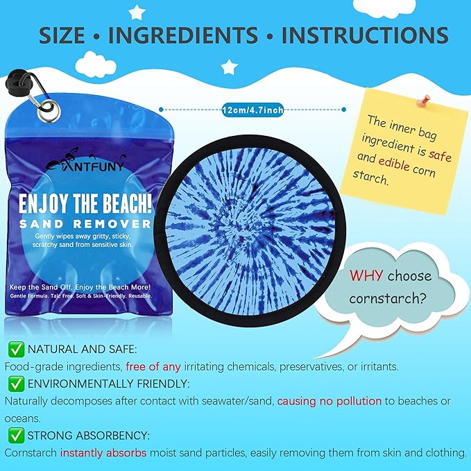 Antfuny Sand Remover Cleaner Eraser for Women Men s Boy Beach Wear Dress Outfit Sandal Shoes Pant Hat Cart Backpack Shirts Cooler Wheel Pants Short Cover Coverup Kimono Vacation Clothes Purse Towel