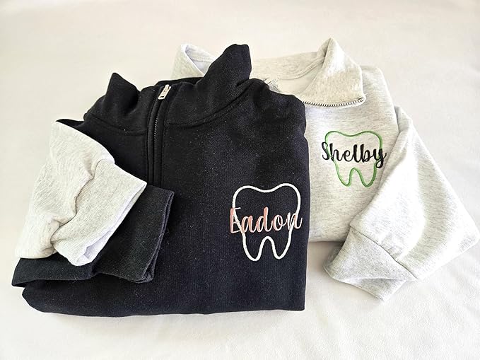 Chillever - Dental Hygienist Embroidered Sweatshirt, Gift For Hygienist, Tooth Gift, Teeth Sweatshirts For Women