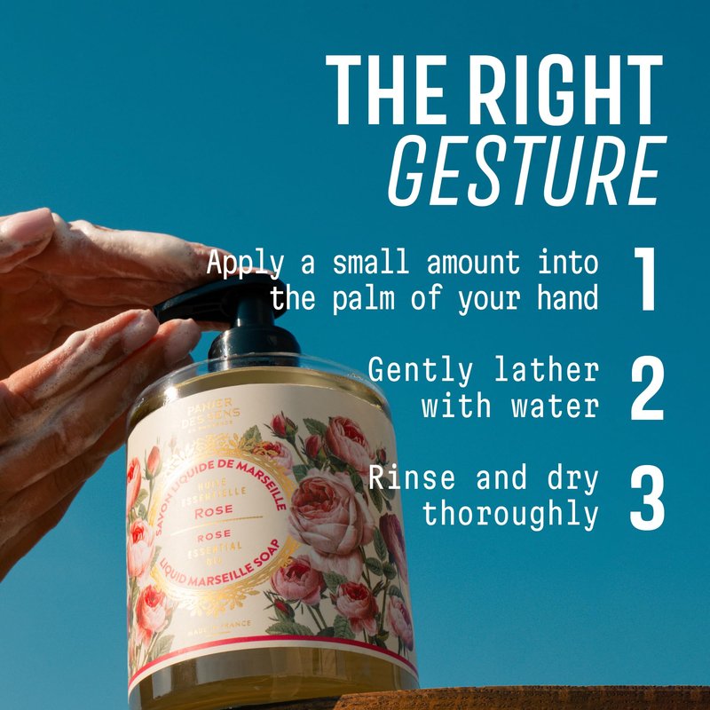 Panier des Sens Rose Liquid Hand Soap, 16.9 fl oz