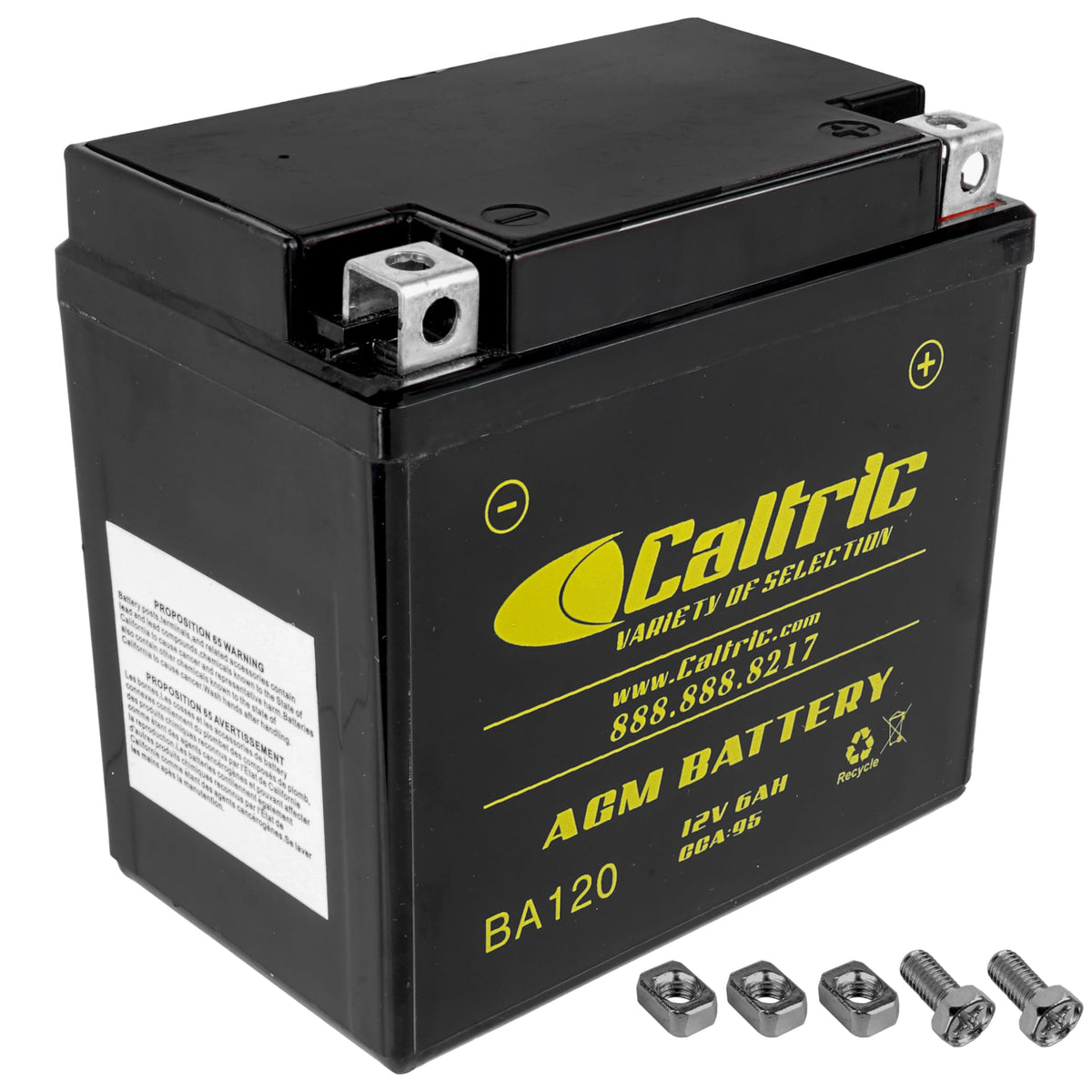 Caltric Agm Battery Compatible with Honda Trx450Er Trx-450Er 2006-2009 2012-2014