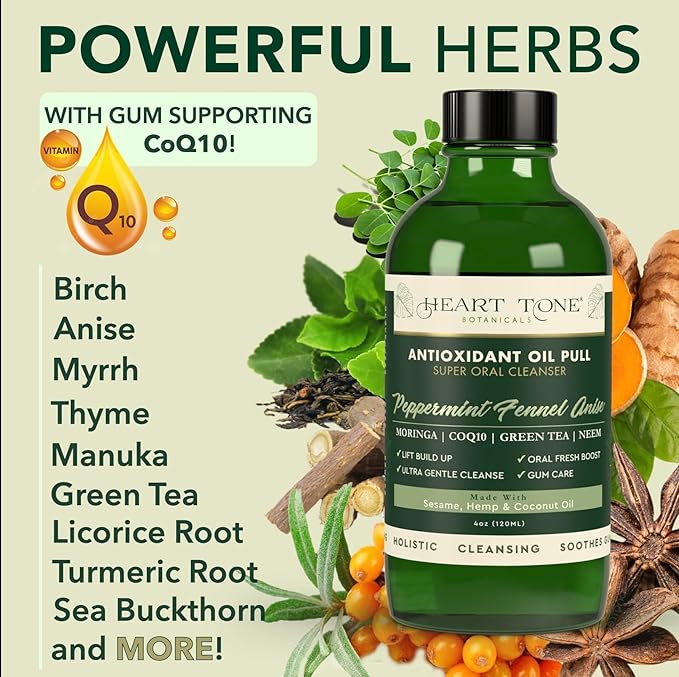 Oral Care Set | Natural Toothpaste, Oil Pull & Mouthwash | Radiant Smile | Fluoride-Free & Clean Ingredients | Mineral Complex | Natural Enamel Care | Botanical Plant Based