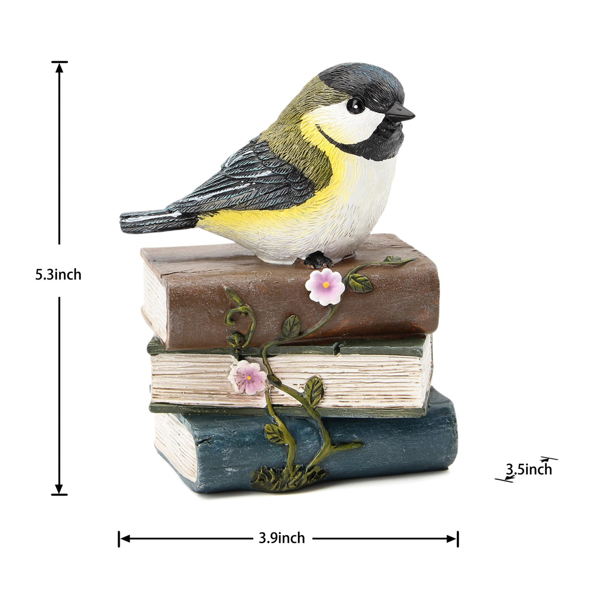 Smadeer Bird Statue for Garden Decorations,Garden Sculptures & Statues,Animal Bird Figurine for Indoor Outdoor Backyard Yard Porch Patio Lawn Outside Home Shelf Decor Accent,Bird Ornament
