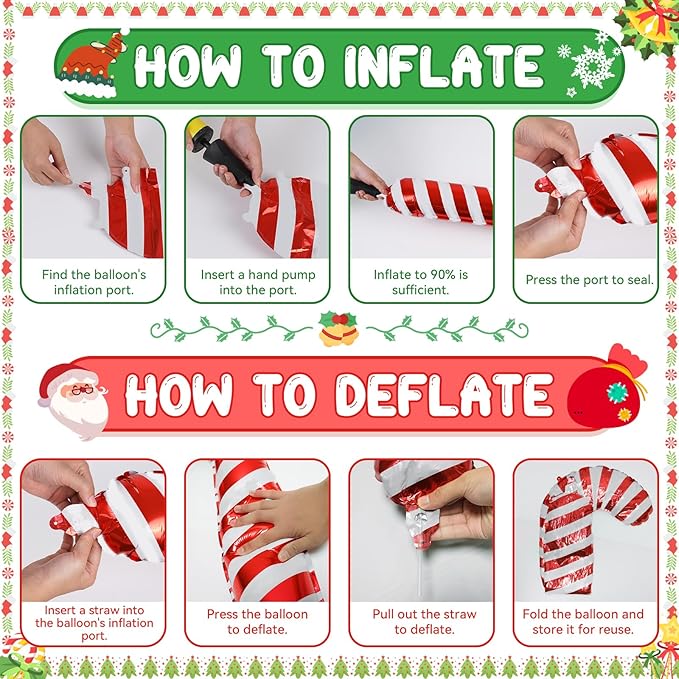 FunHot Christmas Balloon Arch Kit, Xmas Beige Red Balloon Garland, Apricot Brown Red Metallic Gold Latex Balloons with Gingerbread Man Candy Cane Star Foil Balloons for Christmas Party Decorations