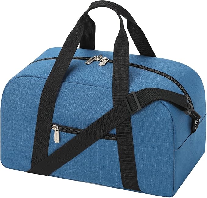 Apenze Small Gym Bag 14 inch lightweight Carry On Mini Duffel Bag for Travel Sport - Blue