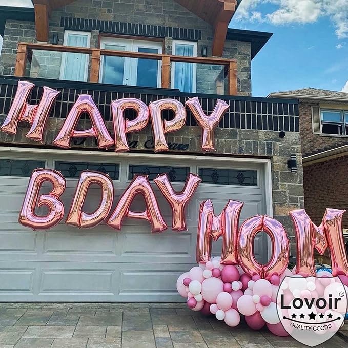 Lovoir 40 Inch Large Rose Gold Letter Y Balloons Big Size Jumbo Mylar Foil Helium Balloon for Birthday Party Celebration Decorations Alphabet Rose Gold Y