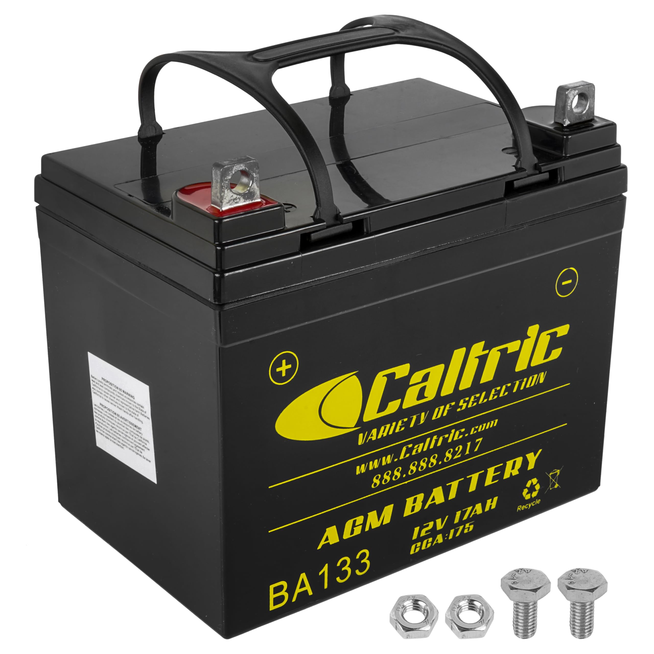 Caltric AGM Battery Compatible with Kawasaki Teryx/Teryx S LE KRF800 2014-2023 / 12V 17Ah CCA 175