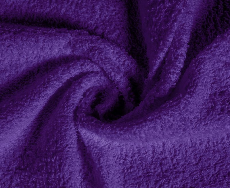 Softolle 100% Cotton Washcloths 24 Pack (12x12 Inches) Soft, Highly Absorbent Washcloth, Face Towels, Wash Cloths for Face, Ring Spun, Bulk Pack (Purple)