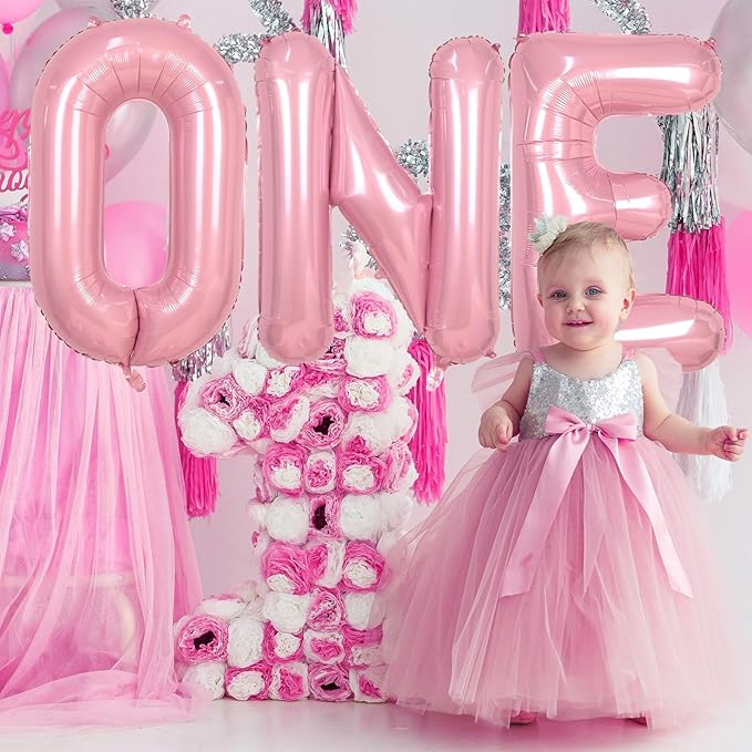 40 Inch Pink Letter Balloons, Giant Light Pink Letter Y Balloon, Single Alphabet Balloon, Pastel Pink Foil Mylar Name Letters Balloon for Girls Women Birthday Anniversary Graduation Party Decoration