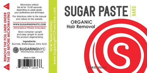 Sugaring Hair Removal Kit - Soft, Medium, Hard Paste Trio Pack - Beginer Set for Sugaring Business
