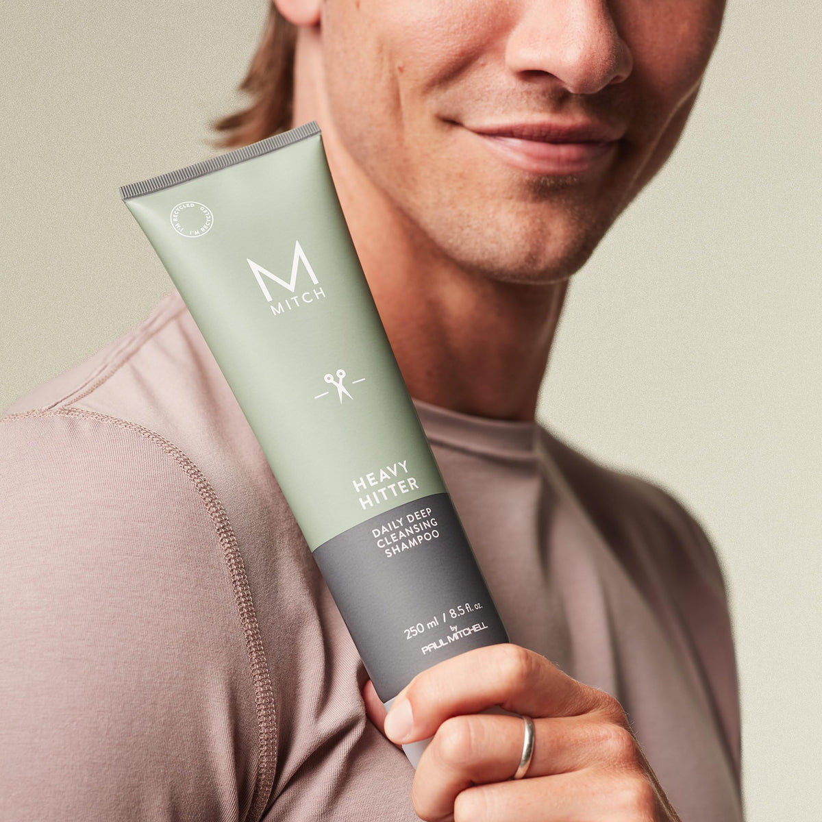 MITCH by Paul Mitchell Heavy Hitter Daily Deep Cleansing Shampoo for Men, For All Hair Types, 8.5 fl. oz.