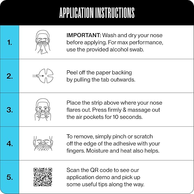 Dream Recovery Second Wind Nasal Strips - Nose Strips for Breathing, Sleep and Athletic Performance - Snore Relief and Congestion Support - Sand, Normal, 25 Count