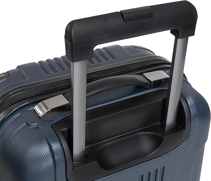 Kenneth Cole REACTION Out of Bounds Lightweight Hardshell 4-Wheel Spinner Luggage, Naval, 28-Inch Checked