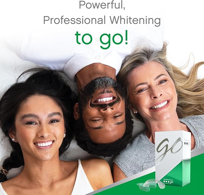 Opalescence Whitening Bundle - Opalescence Go 15% Hydrogen Peroxide Prefilled Whitening Trays and Whitening Toothpaste - Mint Flavor 5194-5166
