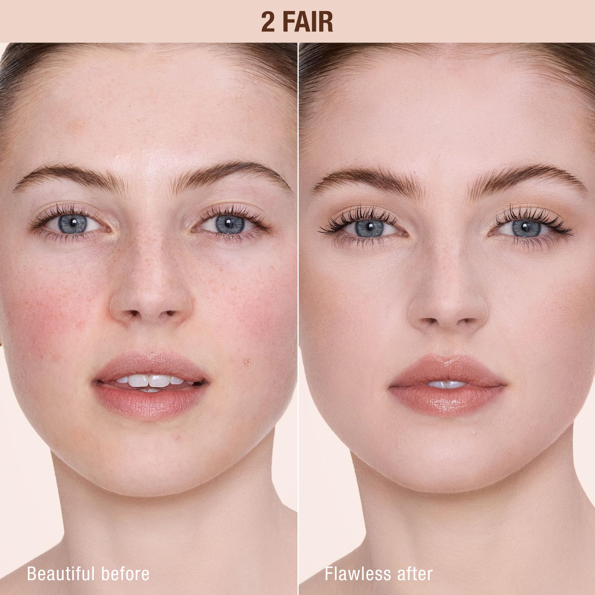 Charlotte Tilbury AIRbrush Flawless Blur Concealer - Concealer for Dark Circles, Blemishes & More - Hydrating, Full Coverage with a Natural Matte Finish - 2 Fair
