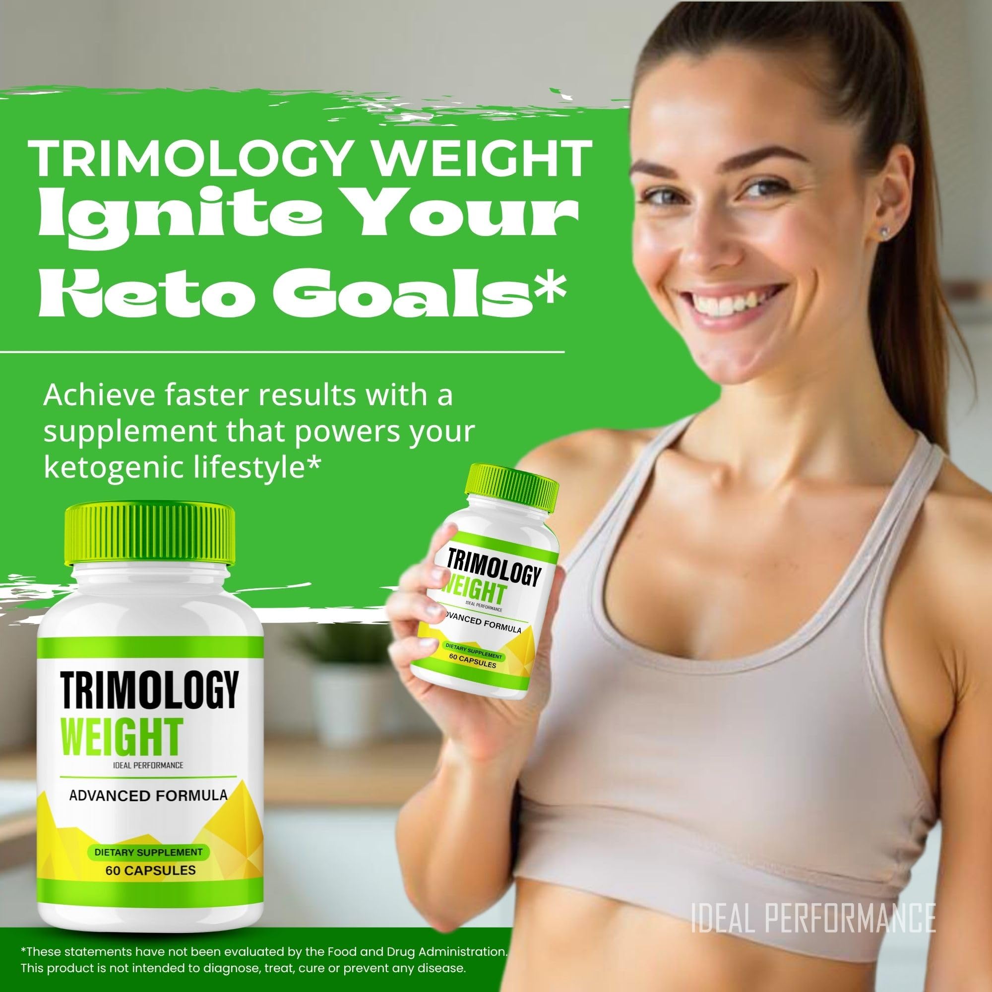 Trimology Weight Capsules, Official Trimology Weight Supplement Pills - Extra Strength, All Natural Keto Capsule to Sustain Active Lifestyle & Fitness Goals, TrimologyWeight Reviews (2 Pack)