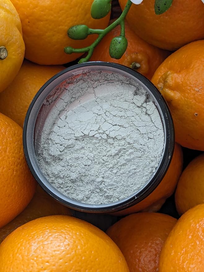 Zero Waste Paper Bag Kid Safe Orange Organic Vegan Fluoride Free Remineralizing Tooth Powder - Ships Without Any Plastic