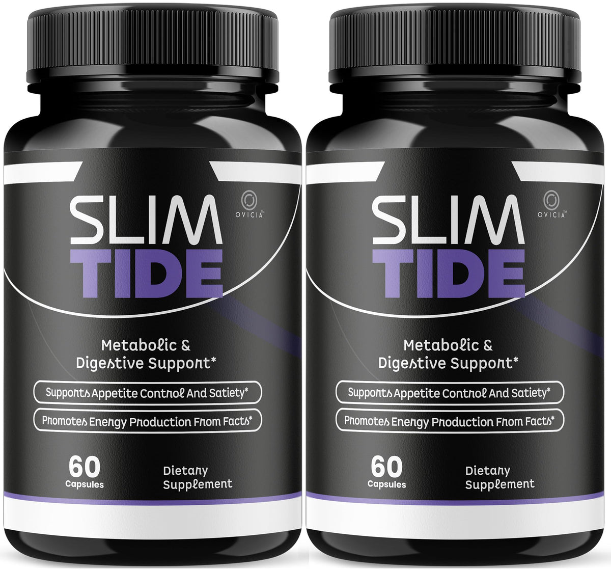 (2 Pack) Slim Tide Capsules - Official Slimtide Advanced Weight Management Formula with Natural Ingredients, Slim Tide Advanced Pills for Wellness & Overall Health Support, 120 Capsules for 2 Months