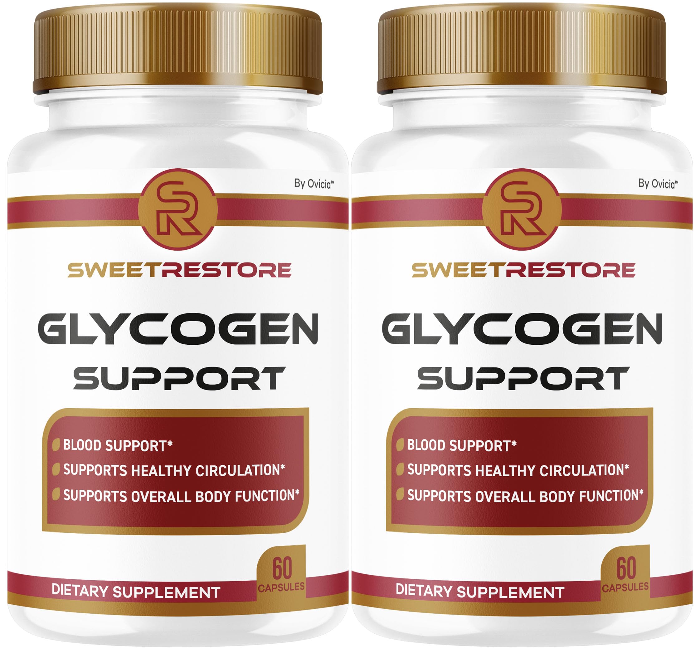 (2 Pack) Sweet Restore Glycogen Support - Official Sweet Restore Capsules Advanced Formula with All Natural Ingredients, SweetRestore Glyco Pills for Wellness & Health, 120 Capsules for 2 Months