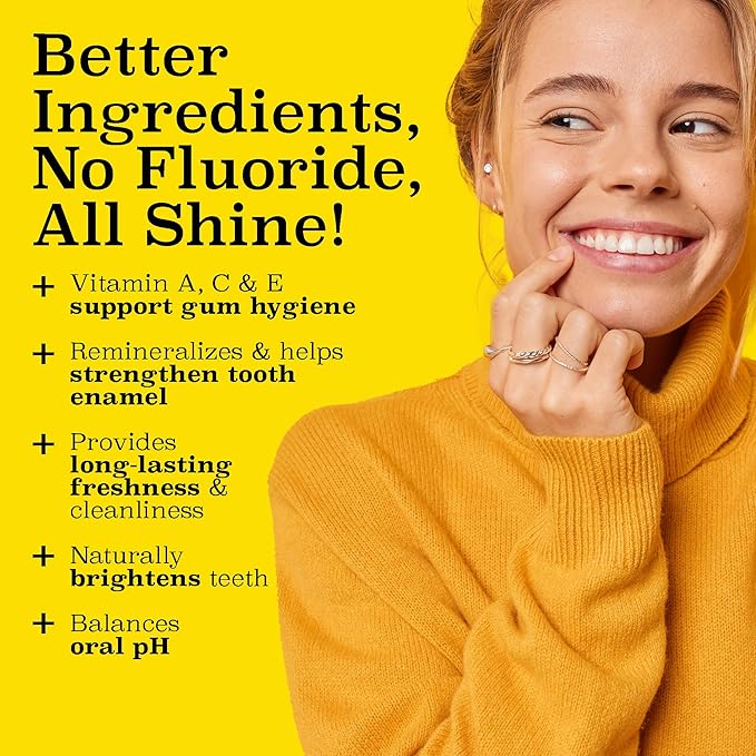 Twice Twice Oral Wellness Toothpaste - Nano-Hydroxyapatite, Fluoride-Free Toothpaste, Helps Remineralize Teeth, Freshens Breath & Whitens Teeth – SLS-Free, Charcoal ICY Mint – 3x3.4 oz