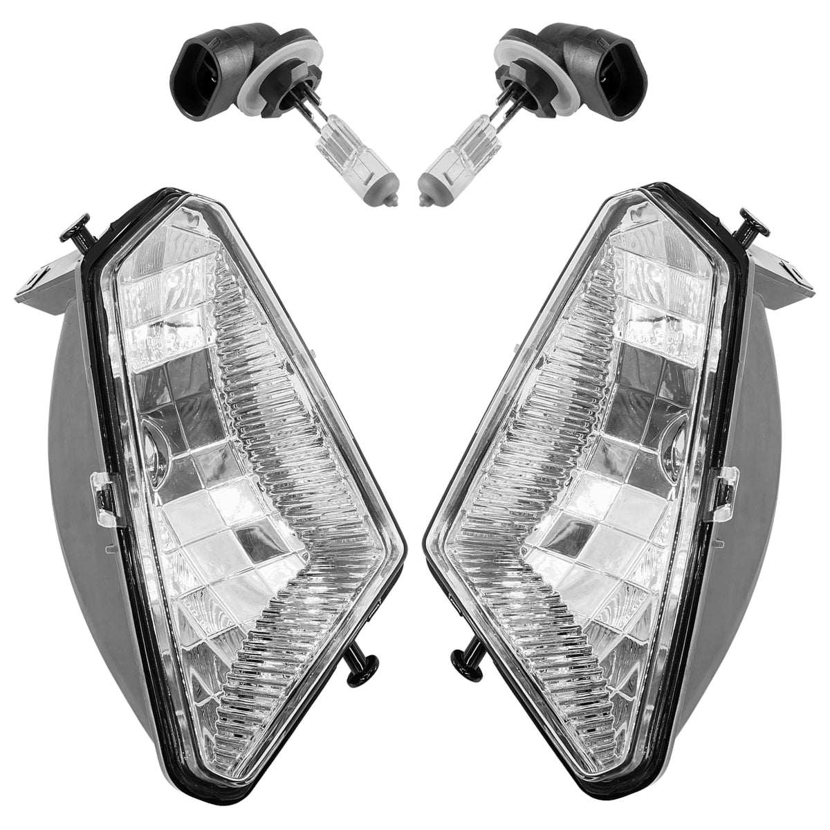 Caltric Left And Right Headlight Bulb Compatible with Polaris Sportsman 700 Efi 2005-2007/X2 700 Efi 2008