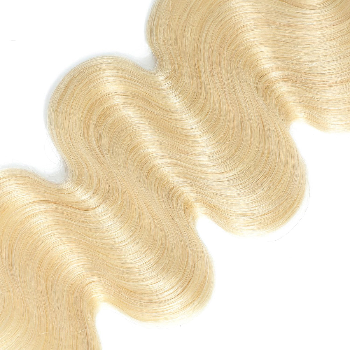 613 Bundles Blonde Human Hair Single Bundle 14 inch 1 Bundle Body Wave 100% Unprocessed 12A Brazilian Virgin 613 Human Hair Bundles 100g One Bundle Tangle-free Wavy Weave