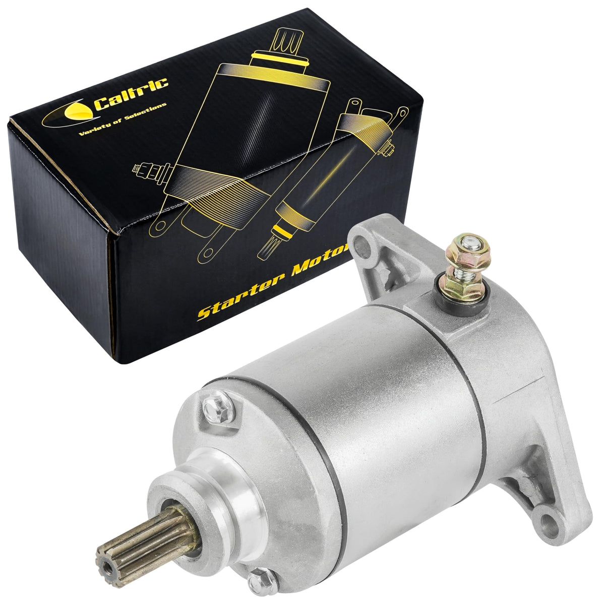 Caltric Starter Compatible With Suzuki 400 Lt-A400 Lt-F400 Eiger 376 2002 2003 2004 2005 2006 2007 2008