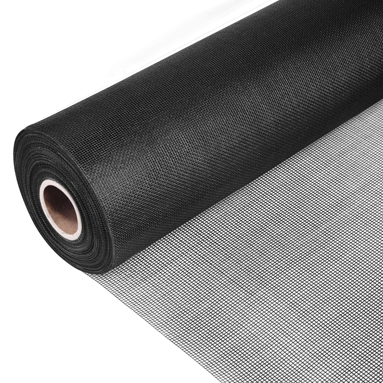 Pololo Fiberglass Screen Roll High Visibility and Durable Screen Easy to DIY Repair or Rescreen Window and Door Screen