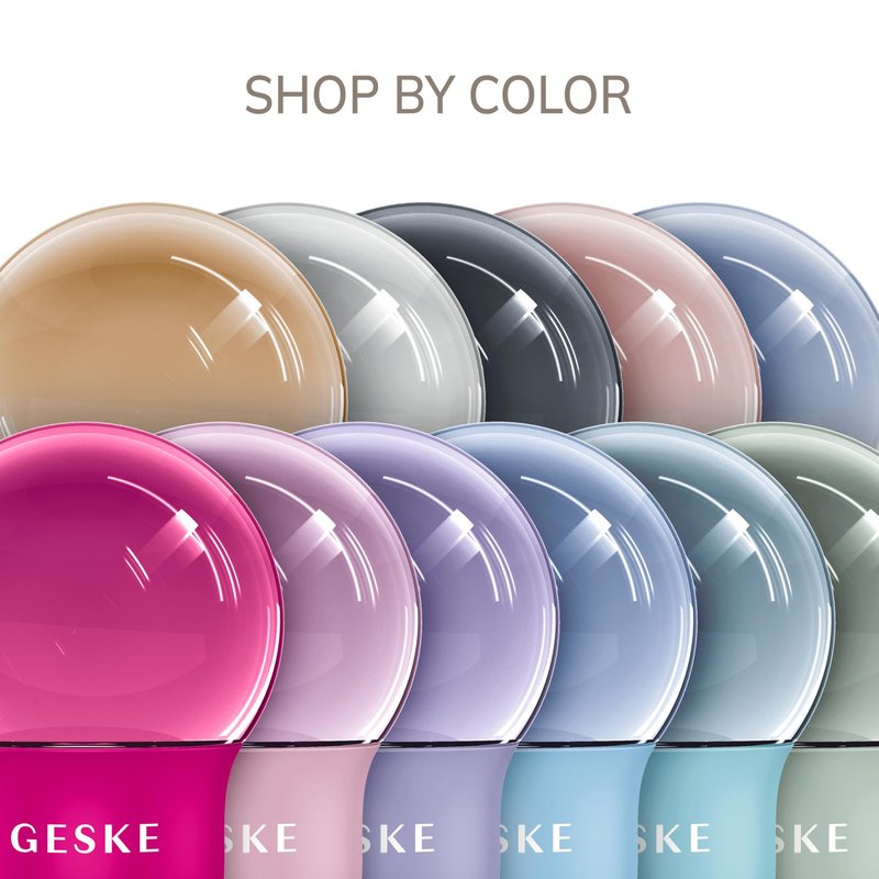 GESKE SmartAppGuided™ Cool & Warm Face & Body Massager | 7 in 1 | Multifunctional Massager | Face & Body | Battery-free Cooling & Warming | Firms, Relaxes & De-Puffs Skin | Globular Design