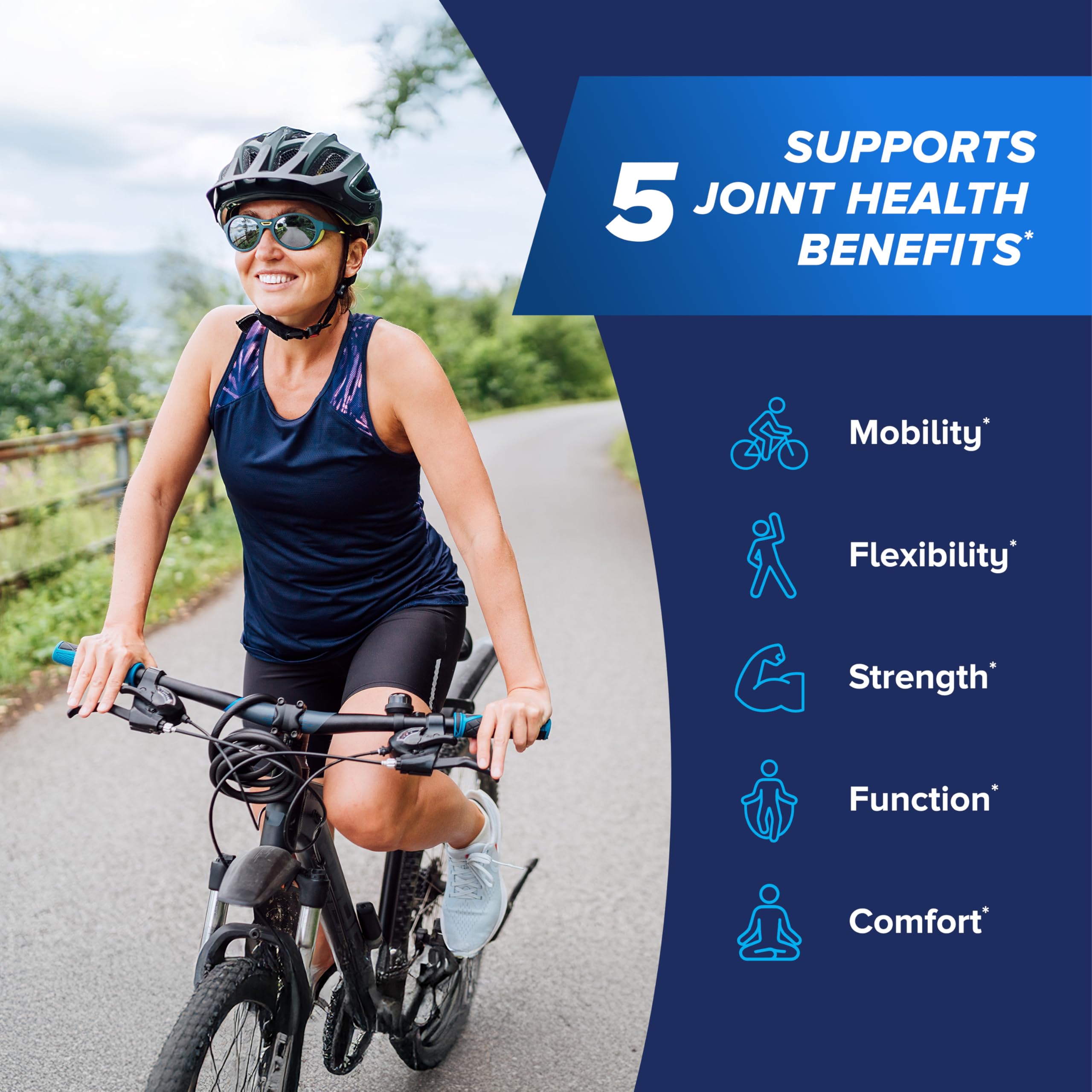 Osteo Bi-Flex Triple Strength Glucosamine Chondroitin Supplement, Improve Joint Function, Strength, Flexibility, Mobility 120 Coated Tablets