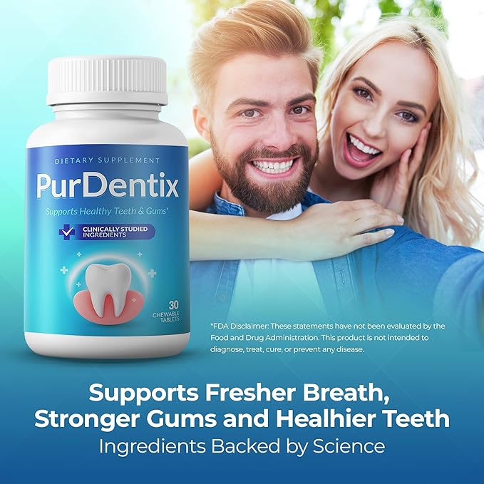 Oral Health Probiotic – 4-Strain Formula for Healthy Gums, Teeth & Fresh Breath – 180 Chewable Tablets