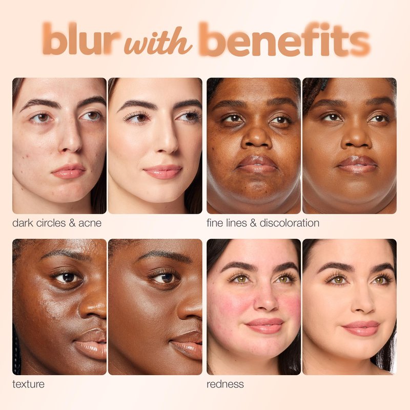 tarte BB blur tinted moisturizer Broad Spectrum SPF 30 – Medium Buildable Coverage with Natural Lightweight Matte Finish, Vegan & Cruelty-Free, full size, mahogany